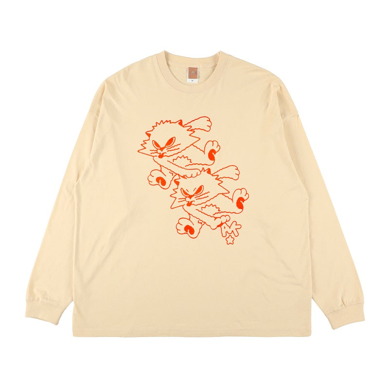 にひきのねこロンT（サンドベージュ） – カネコ商店 / Kaneko Shouten