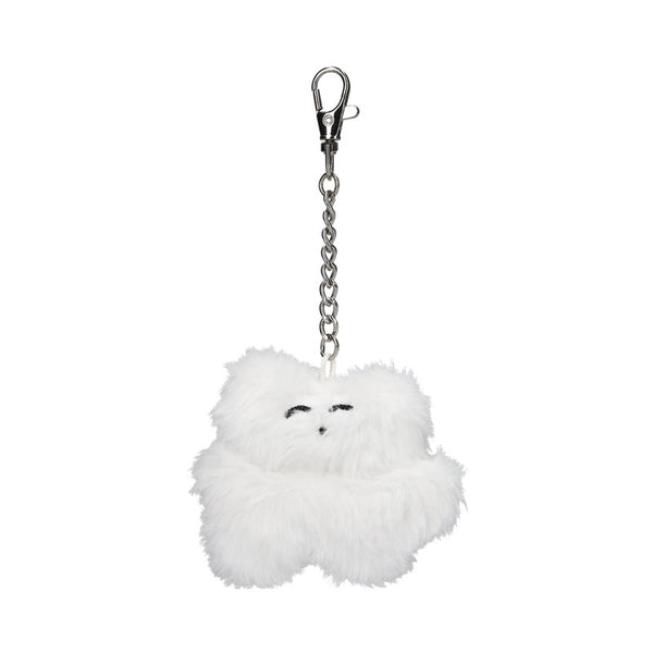 COACH　スケート靴型キーホルダー ホワイト　ファー付き ねこぬいぐるみキーホルダー – カネコ商店 / Kaneko Shouten