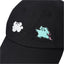 Cat Embroidery Cap (black)