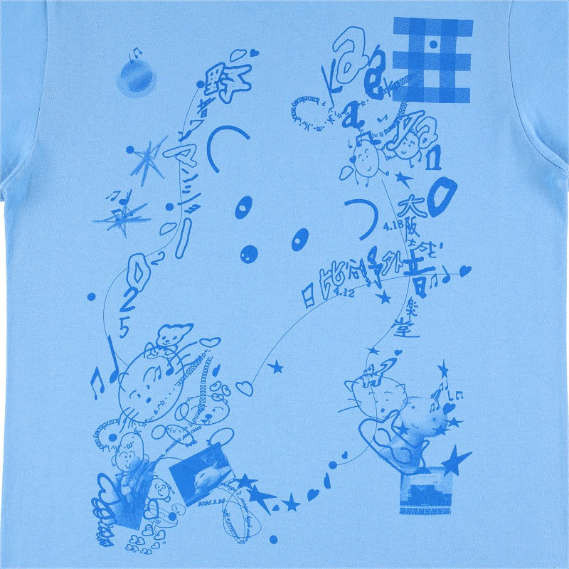 Yaon One Man Show 2024 T-shirt（saxe blue）